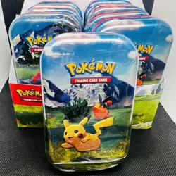 10x Pokemon Ascended Heroes ME2.5 Mini Tins Display In Hand - Image 2
