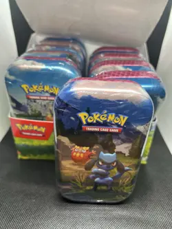 10x Pokemon Ascended Heroes ME2.5 Mini Tins Display In Hand - Image 3