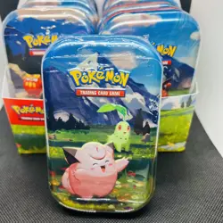 10x Pokemon Ascended Heroes ME2.5 Mini Tins Display In Hand - Image 4