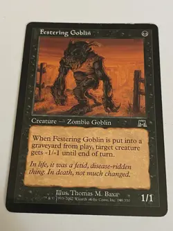 Festering Goblin - Magic the Gathering MTG Onslaught Single Card - Image 1