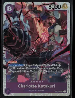 Charlotte Katakuri (067) OP11-067 One Piece A Fist of Divine Speed Super Rare NM - Image 1