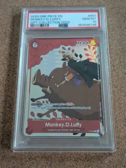 2023 ONE PIECE GIFT COLLECTION 2023 #001 MONKEY D. LUFFY PSA 10 - Image 3