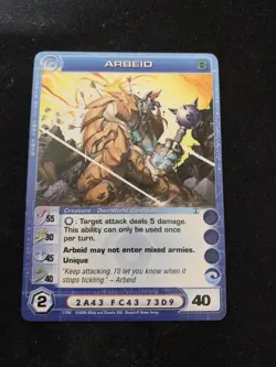 Chaotic Creature Card Arbeid Overworld Max Energy, Courage - Image 1