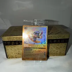 Disney Lorcana Winterspell 42/P3 Stitch Carefree Snowboarder Promo Sealed - Image 1
