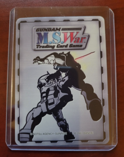 2001 Gundam M.S. War TCG - Rare Char Azmable Foil Card (PL-061) - Image 2