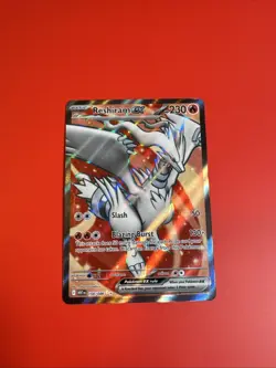 Pokemon TCG Reshiram EX Full Art Ultra Rare Card #158/086 Sv: White Flare - Image 1