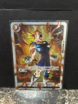 Dragon Ball Fusion World Vegeta FB03-102 Final Explosion P Japanese Card - Image 3