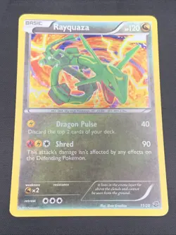 Rayquaza 11/20 Dragon Vault Holo Rare Pokemon Card HP - Image 1