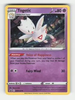 Togetic - SWSH276 SWSH: Sword & Shield Promo Cards (SWSD) SWSH276 Holofoil Pr... - Image 1