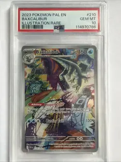 Pokemon TCG Baxcalibur Card 210/193 IR Sv02: Paldea Evolved 2023 - Image 1