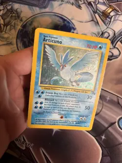 (HPL) Pokemon TCG Articuno Fossil Holo Card 2/62 Unlimited Holo Rare LP - Image 5