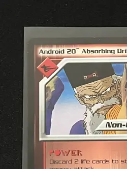 Android 20 Absorbing Drill 2001 Score Dragon Ball Z Card - Image 2