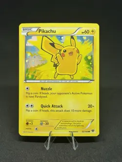 Pokemon Pikachu TCG Cosmos Holo Card 42/146 2014 Movie Promo - Image 1