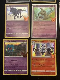 Pokemon Trick or Trade Halloween Holos Stamp Card Lot 2023 x12 - GENGAR! - Image 3