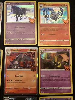 Pokemon Trick or Trade Halloween Holos Stamp Card Lot 2023 x12 - GENGAR! - Image 5