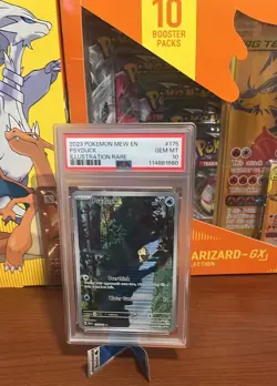 Pokemon TCG Psyduck Scarlet & Violet Holo Illustration Card 175/165 PSA 10 Gm - Image 1