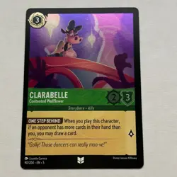 Clarabelle 90/204 Disney Lorcana Shimmering Skies Uncommon Cold Foil Card NM - Image 1