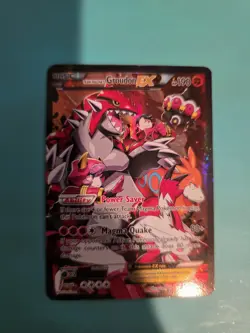 Pokemon Team Magma's Groudon EX Holo Card 15/34 Double Crisis 2015 - Image 3