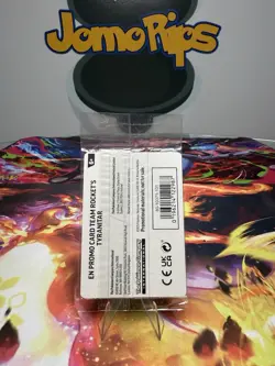 Pokemon Center Stamped Team Rockets Tyranitar Promo Card 096/182 Sealed - Image 2