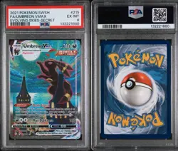 Evolving Skies Umbreon VMAX Alt Art Secret Card 215/203 EX-MT PSA 6 Moonbreon EN - Image 3