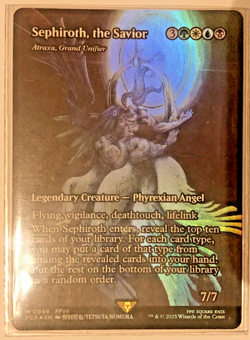 Sephiroth, the Savior x1 1x FOIL Showcase Final Fantasy FCA NM MTG - Image 1