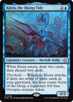 Kiora, the Rising Tide [Foundations] Magic MTG - Image 1