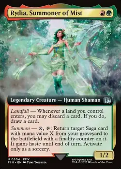 [1x] Rydia, Summoner of Mist - Foil - Extended Art Near Mint, English UB: Final - Image 1