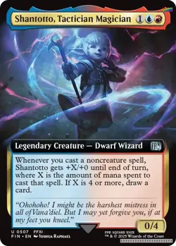 Shantotto, Tactician Magician (Extended Art) [FIN - 507] - NM [Foil] TCG MTG - Image 1