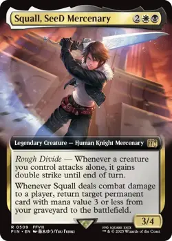 Squall, SeeD Mercenary (Extended Art) [FIN - 509] - NM [Foil] TCG MTG - Image 1