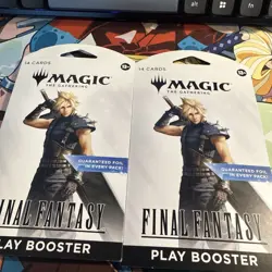 Magic The Gathering Final Fantasy Play Booster Sleeved Pack - Image 1