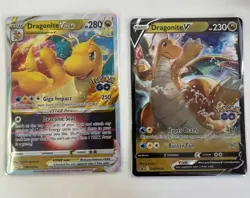 Pokemon TCG Dragonite V VSTAR SWSH235 & SWSH236 Promo Card NM - Mint Holo Sealed - Image 3