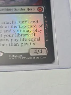 MTG Gwenom Remorseless 0286 Promo Marvel Spider-Man Foil Gift Box Exclusive - Image 4