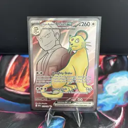 Pokemon TCG Team Rocket's Persian EX Destined Rivals 219/182 - Image 1