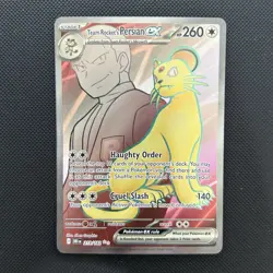 Pokemon TCG Team Rocket's Persian EX Destined Rivals 219/182 - Image 2