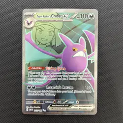 Pokemon Card Team Rocket's Crobat ex 217/182 Ultra Rare Destined Rivals NM - Image 2