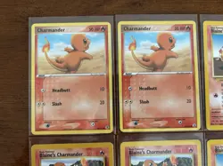 Pokemon TCG Charmander & Blaine's Charmander Lot 9 Cards English - Image 2