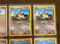 Pokemon TCG Charmander & Blaine's Charmander Lot 9 Cards English - Image 3