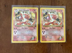 Pokemon TCG Blaine's Charmeleon Lot 2 Cards 31/132 2000 English - Image 1