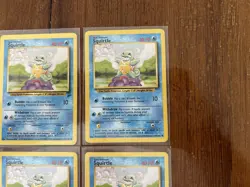 Pokemon TCG Squirtle & Wartortle Lot 10 Cards 63/102 42/102 English - Image 3