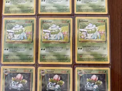 Pokemon TCG Base Set Bulbasaur & Ivysaur Lot 10 Cards 44/102 30/102 1999 English - Image 3