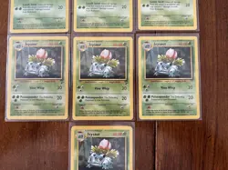 Pokemon TCG Base Set Bulbasaur & Ivysaur Lot 10 Cards 44/102 30/102 1999 English - Image 4