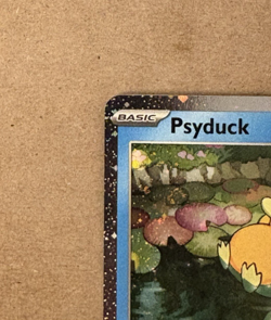 Psyduck Cosmos Holo SWIRL! Mega Evolution Black Star Promo 007 Pokemon TCG - Image 3