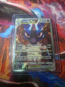 Pokemon TCG Lucario VSTAR SWSH291 Crown Zenith Holo Black Star Promo NM - Image 1