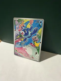 Pokemon Popplio ME Promo Full Art Holo 045 Basic HP 70 Water Pokemon TCG - Image 3