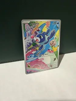 Pokemon Popplio ME Promo Full Art Holo 045 Basic HP 70 Water Pokemon TCG - Image 4