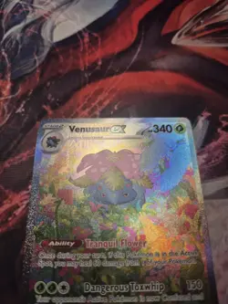 Pokemon Venusaur ex 198/165 Scarlet & Violet 151 Special Illustration Rare NM - Image 2