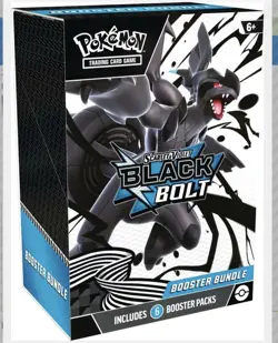 Pokemon TCG Scarlet & Violet Black Bolt Booster Bundle Brand New Factory Sealed - Image 1