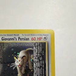 Pokemon Giovanni's Persian 8/132 Gym Challenge Holo Rare Unlimited 60 HP - Image 3
