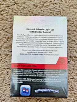 Pokemon Scarlet & Violet Prismatic Evolutions New Factory Sealed Booster Bundle - Image 3