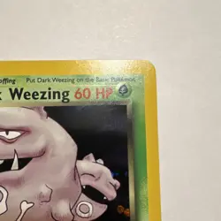 Pokemon Dark Weezing 14/82 Team Rocket 1st Edition Holo Rare 60 HP - Image 3